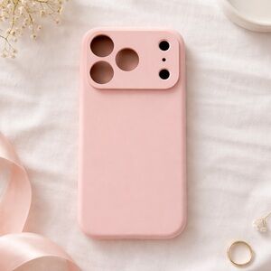 Amazon Blush Pink Silicone Phone Case